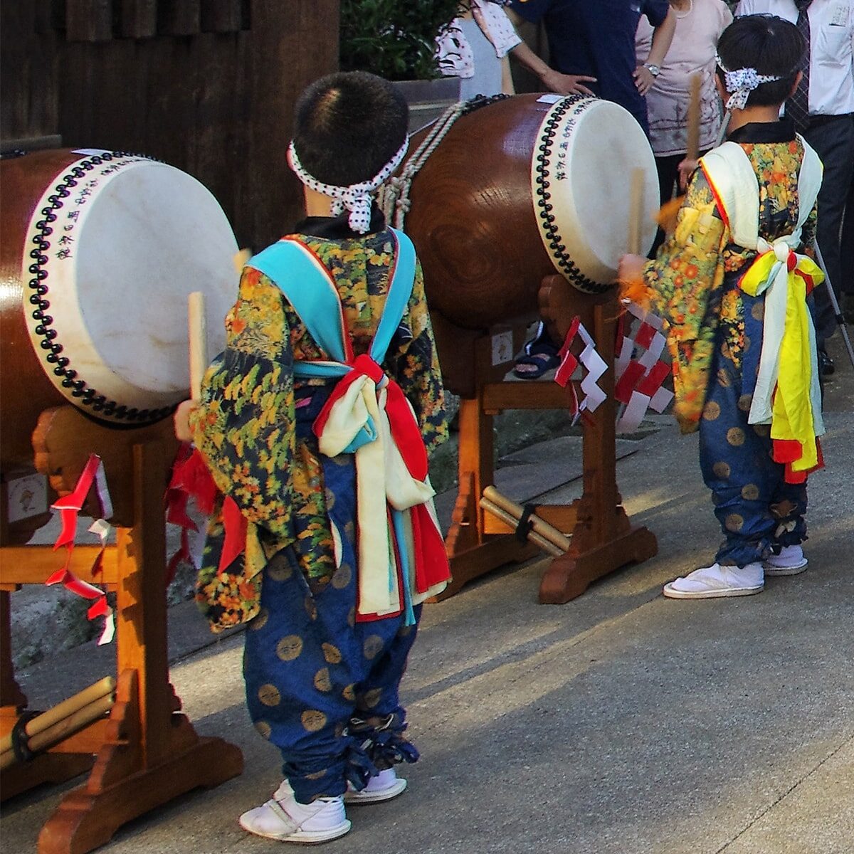太鼓打ち 上小原獅子組