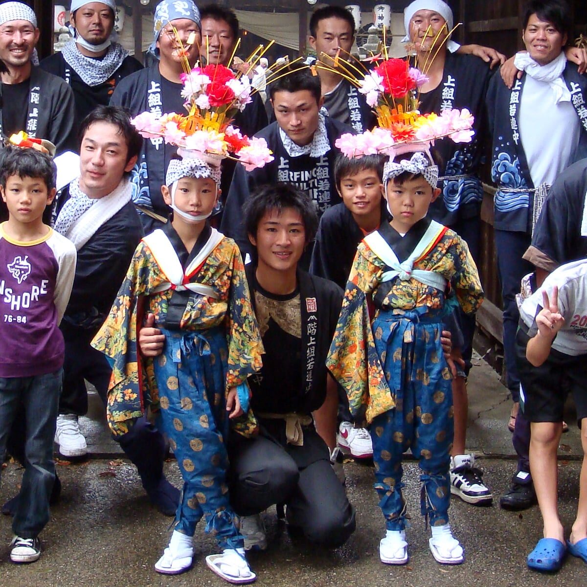 2010年 太鼓打ち衣装 上小原獅子組
