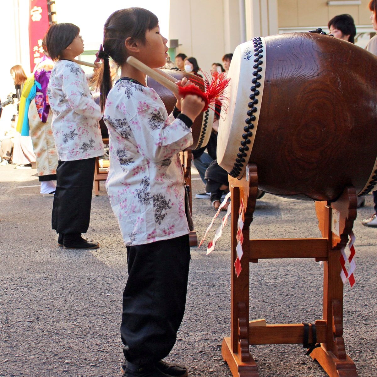 2019年 太鼓打ち衣装(女子) 上小原獅子組