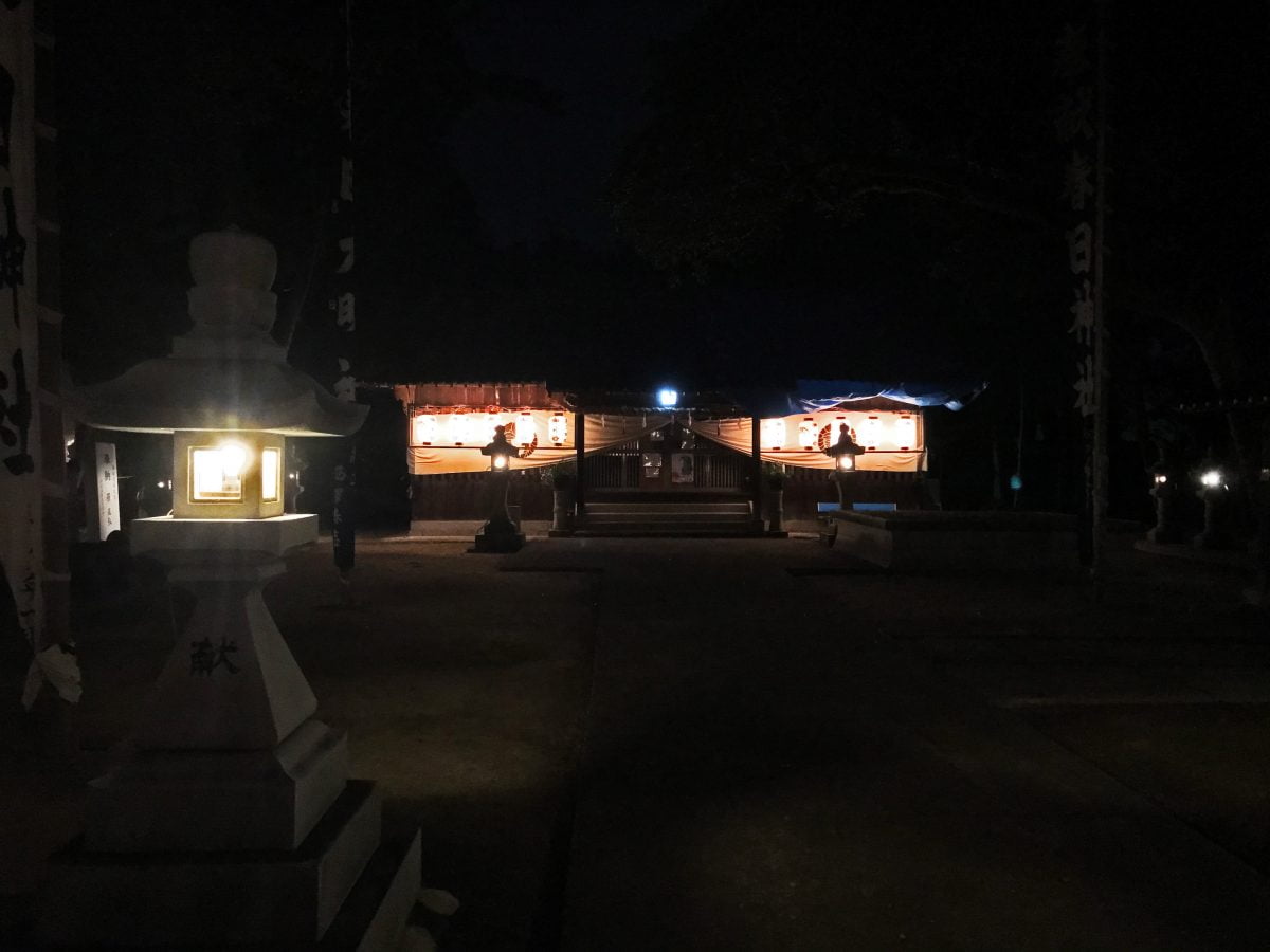 2020年 多度津町山階・春日神社 秋季例大祭 拝殿