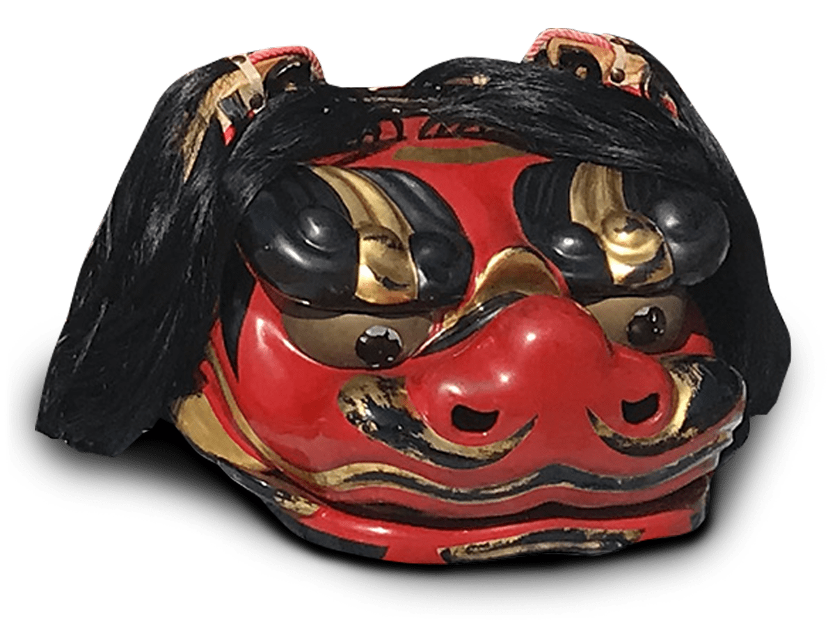 讃岐獅子頭 唐獅子(塗り獅子) 上小原獅子組