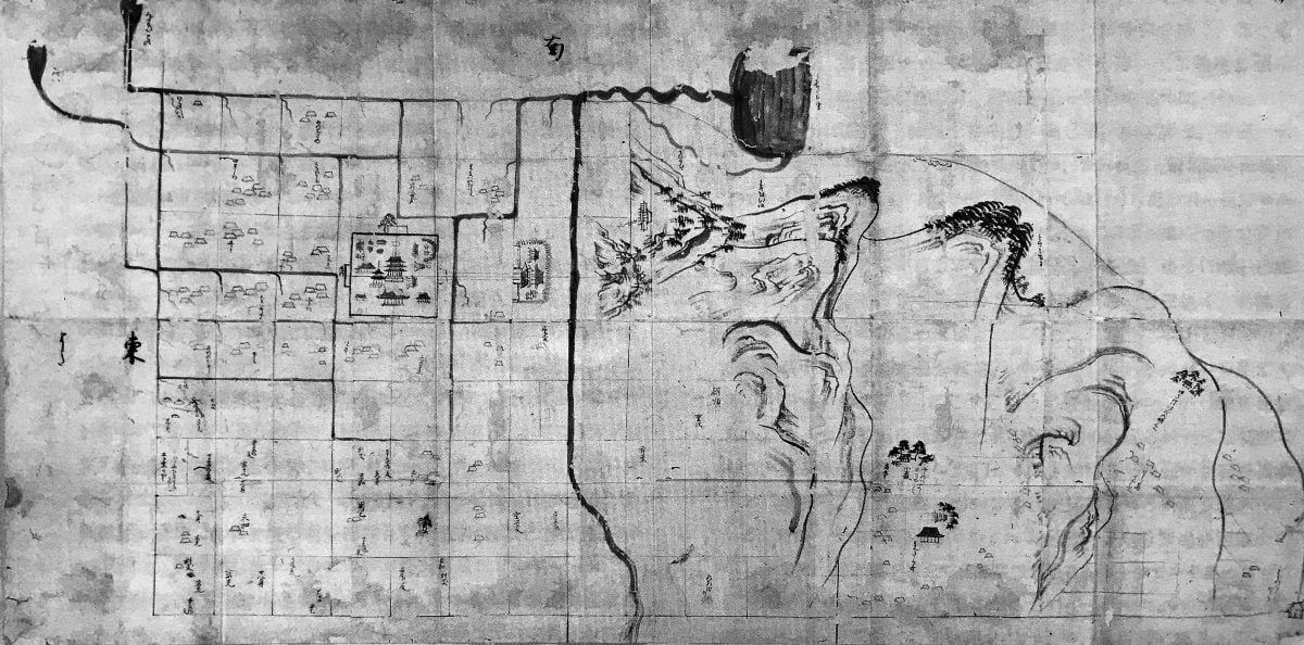 善通寺伽藍并寺領絵図
