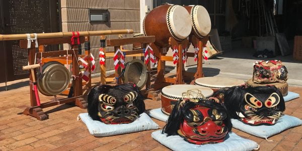 2021年 道具のお手入れ 上小原獅子組