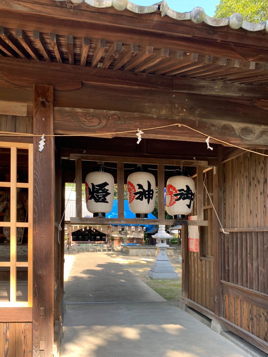 2021年 多度津町山階・春日神社 秋季例大祭 御神燈