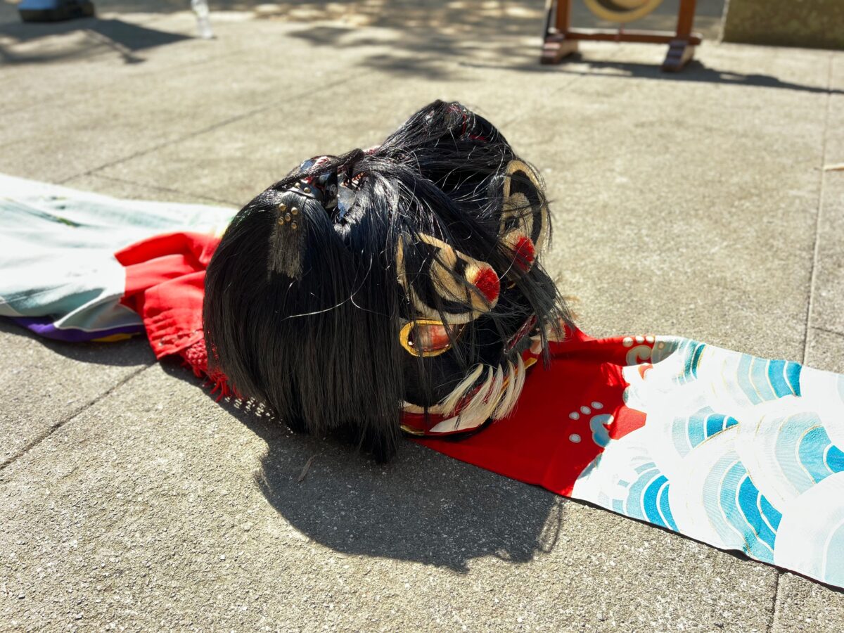 2022年 多度津町山階・春日神社 自主奉納 記念 上小原獅子組