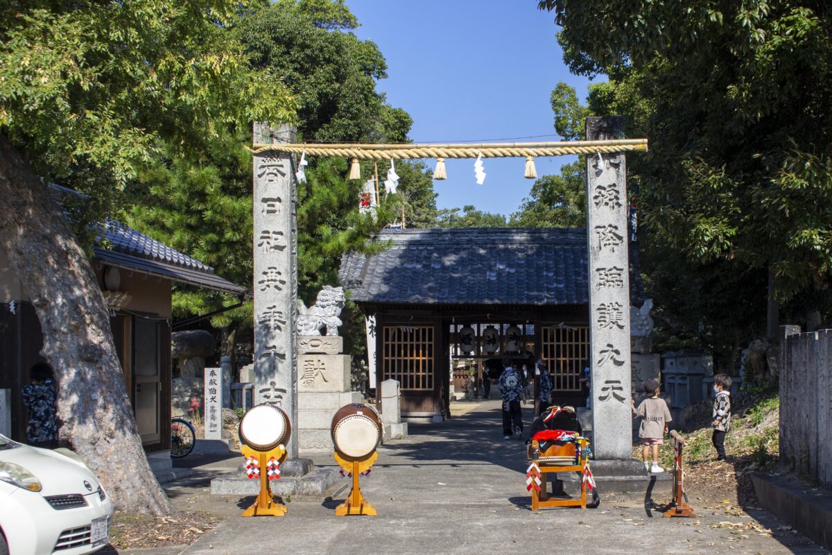 2022年 多度津町山階・春日神社 自主奉納 記念 上小原獅子組