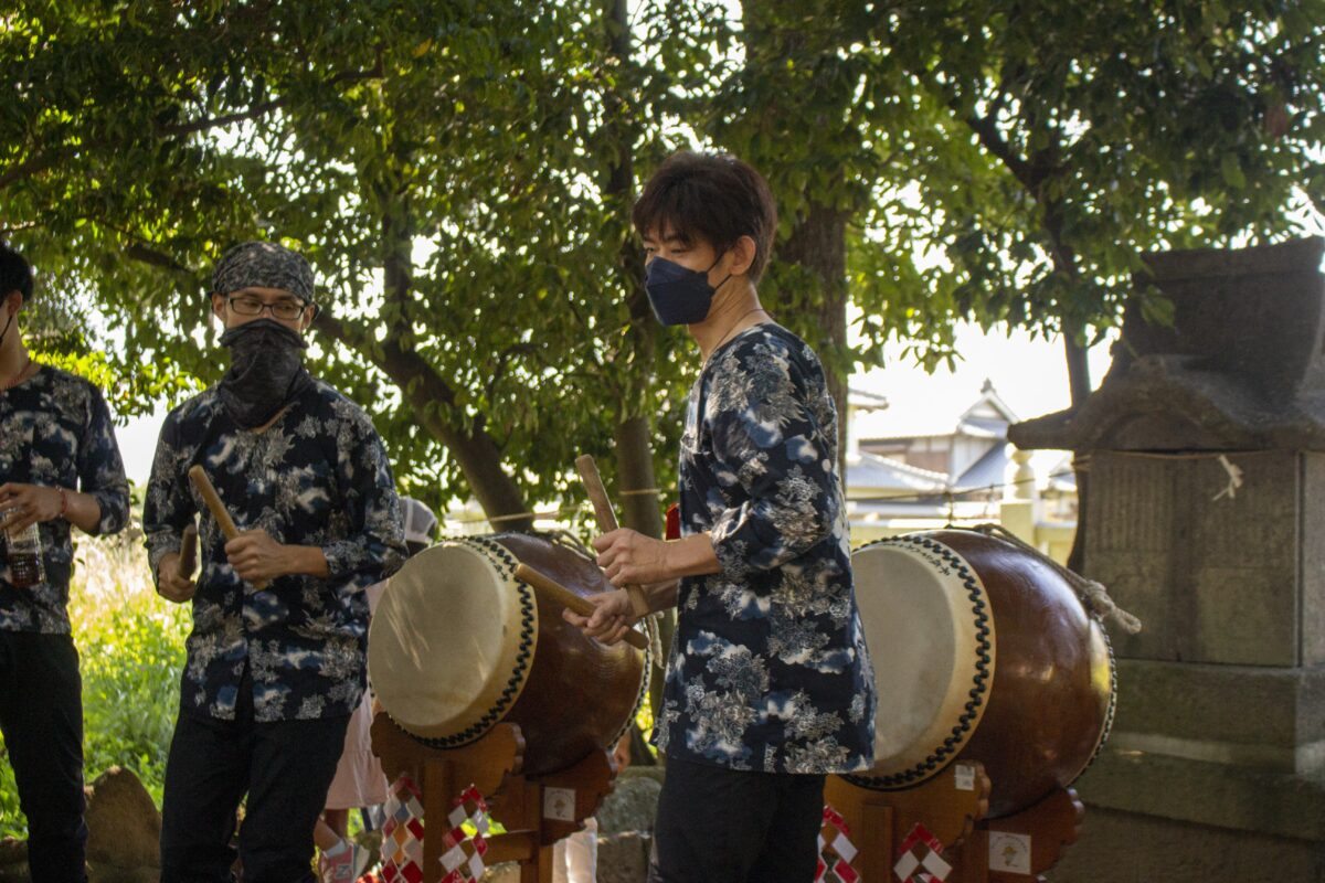 2022年 多度津町山階・春日神社 自主奉納 龍王宮 上小原獅子組