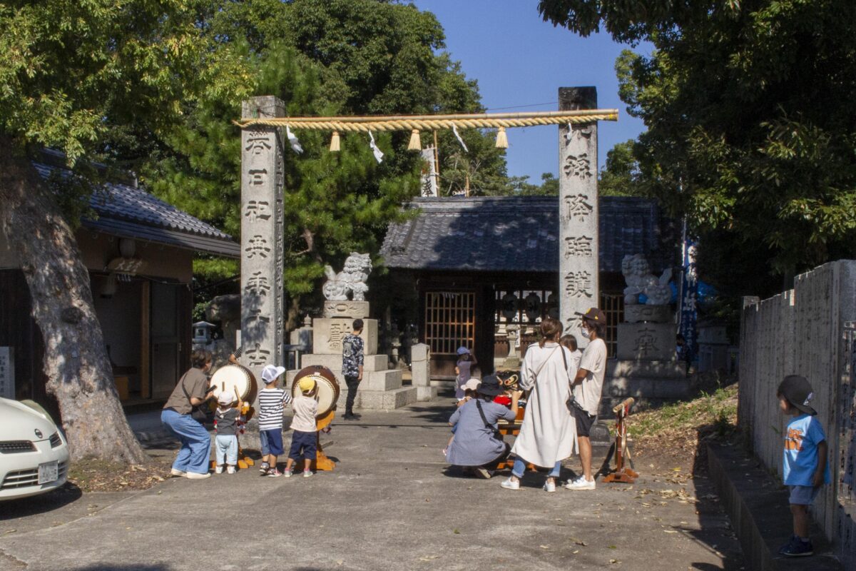 2022年 多度津町山階・春日神社 自主奉納 記念 上小原獅子組