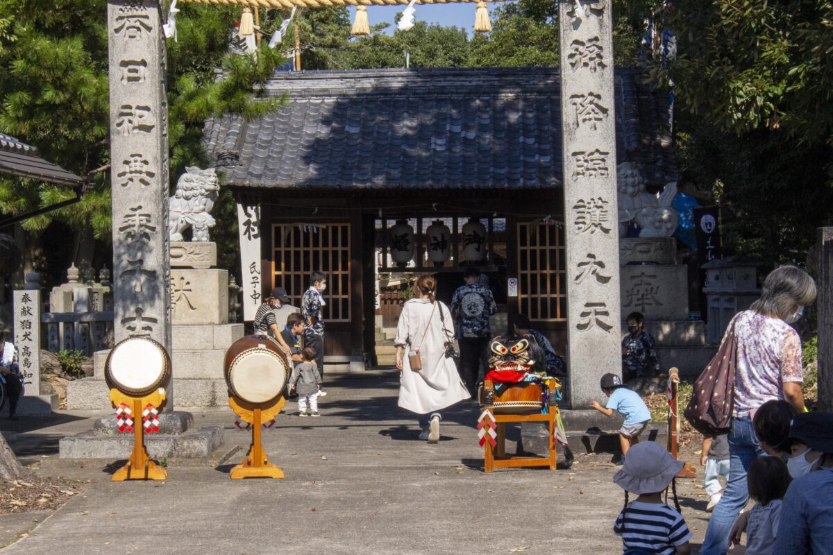2022年 多度津町山階・春日神社 自主奉納 記念 上小原獅子組