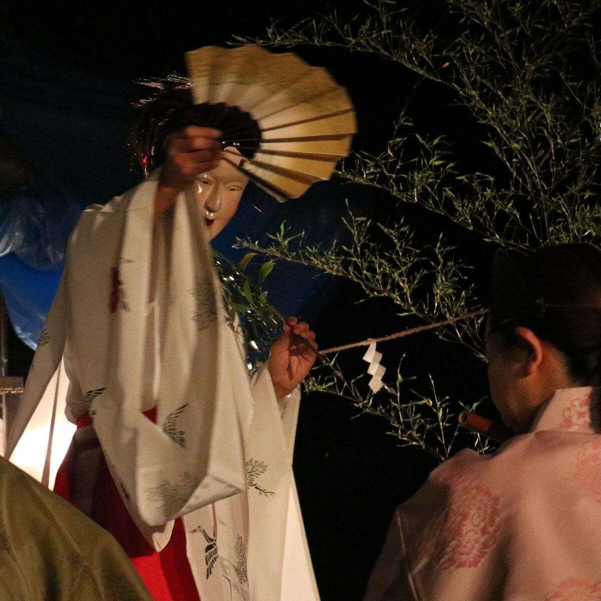 2022年 多度津町山階・春日神社 秋季例大祭 お神楽奉納 鈿女の舞