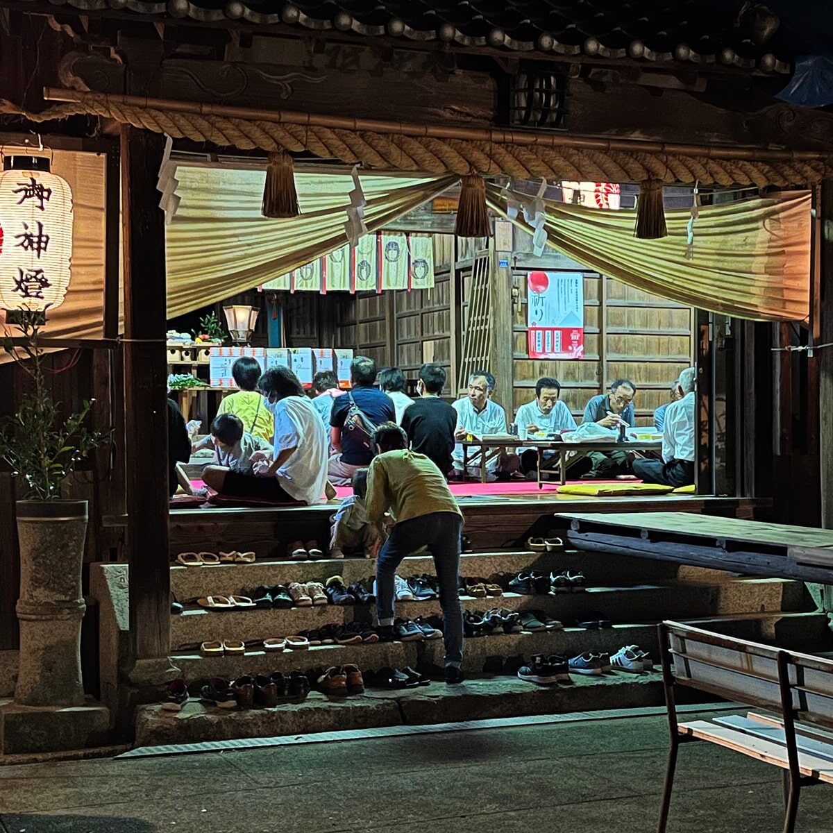 2022年 多度津町山階・春日神社 秋季例大祭 宵祭り 氏子付け