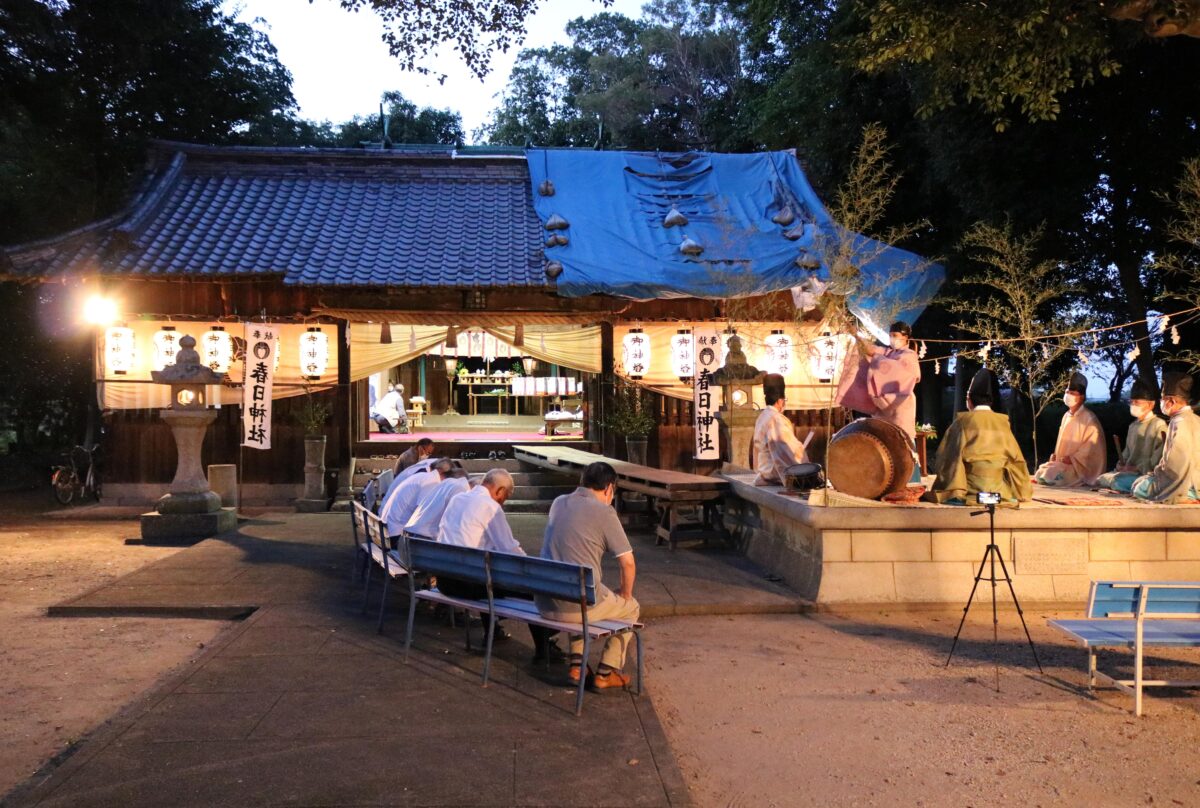 2022年 多度津町山階・春日神社 秋季例大祭 お神楽奉納