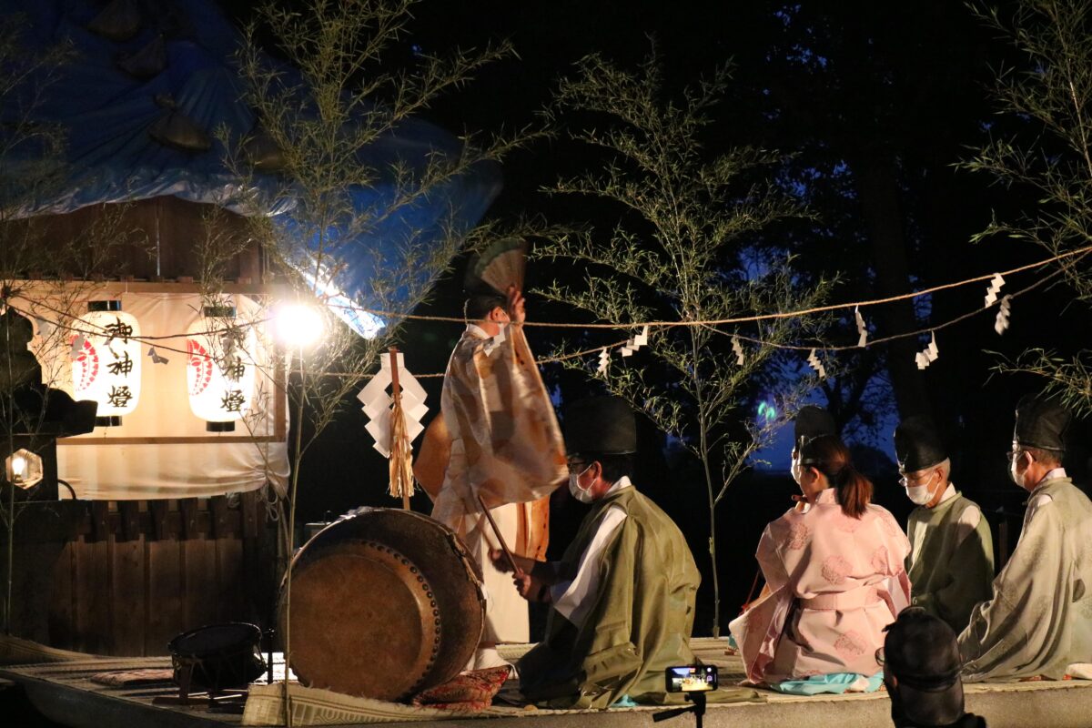 2022年 多度津町山階・春日神社 秋季例大祭 お神楽奉納