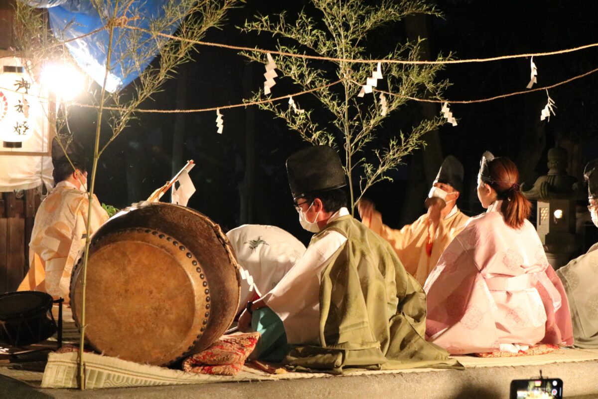 2022年 多度津町山階・春日神社 秋季例大祭 お神楽奉納