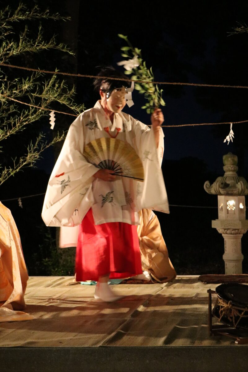 2022年 多度津町山階・春日神社 秋季例大祭 お神楽奉納
