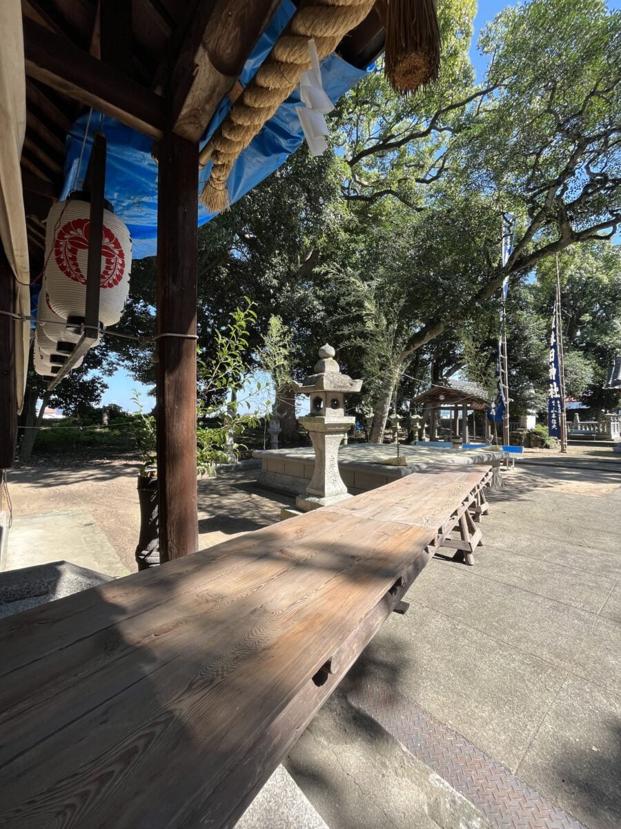 2022年 多度津町山階・春日神社 秋季例大祭 神楽台 渡り廊下