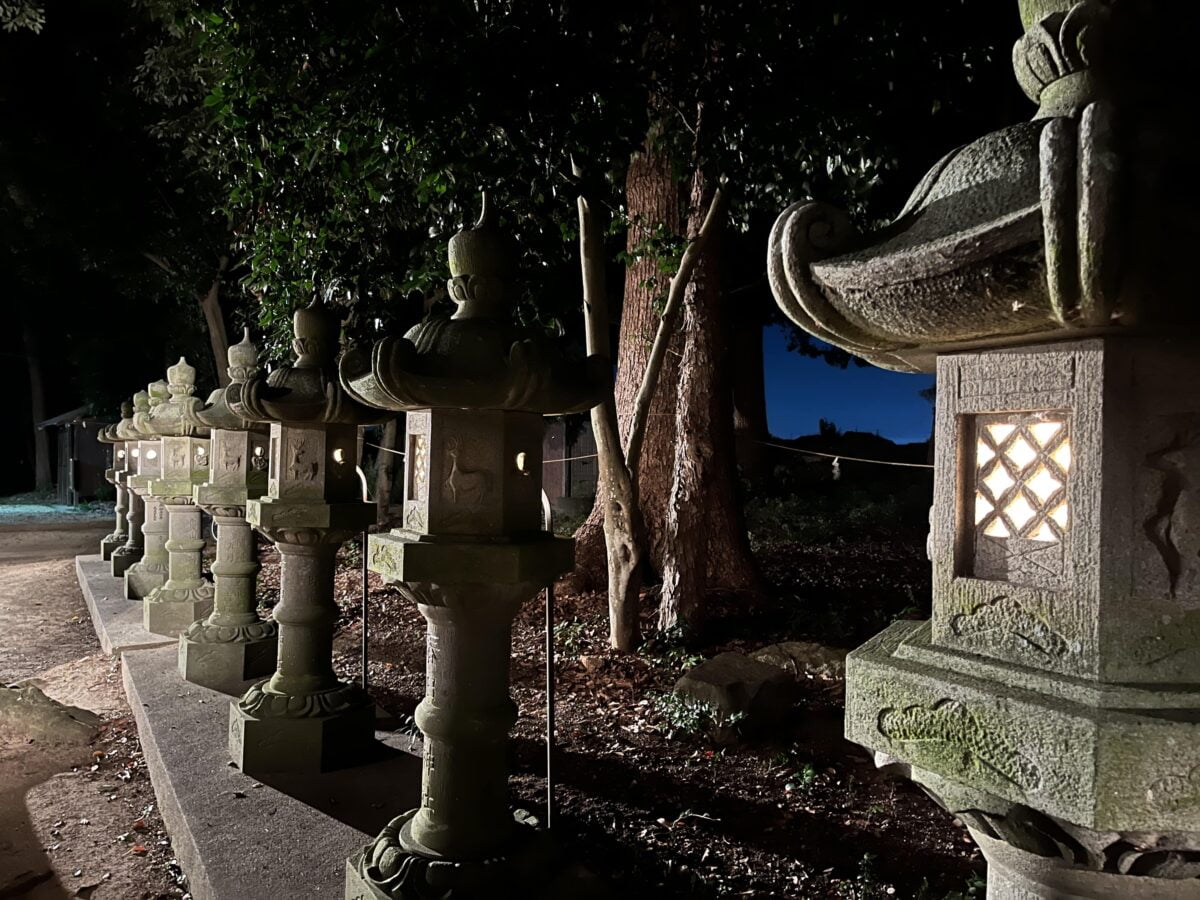 2022年 多度津町山階・春日神社 秋季例大祭 宵祭り 春日燈籠