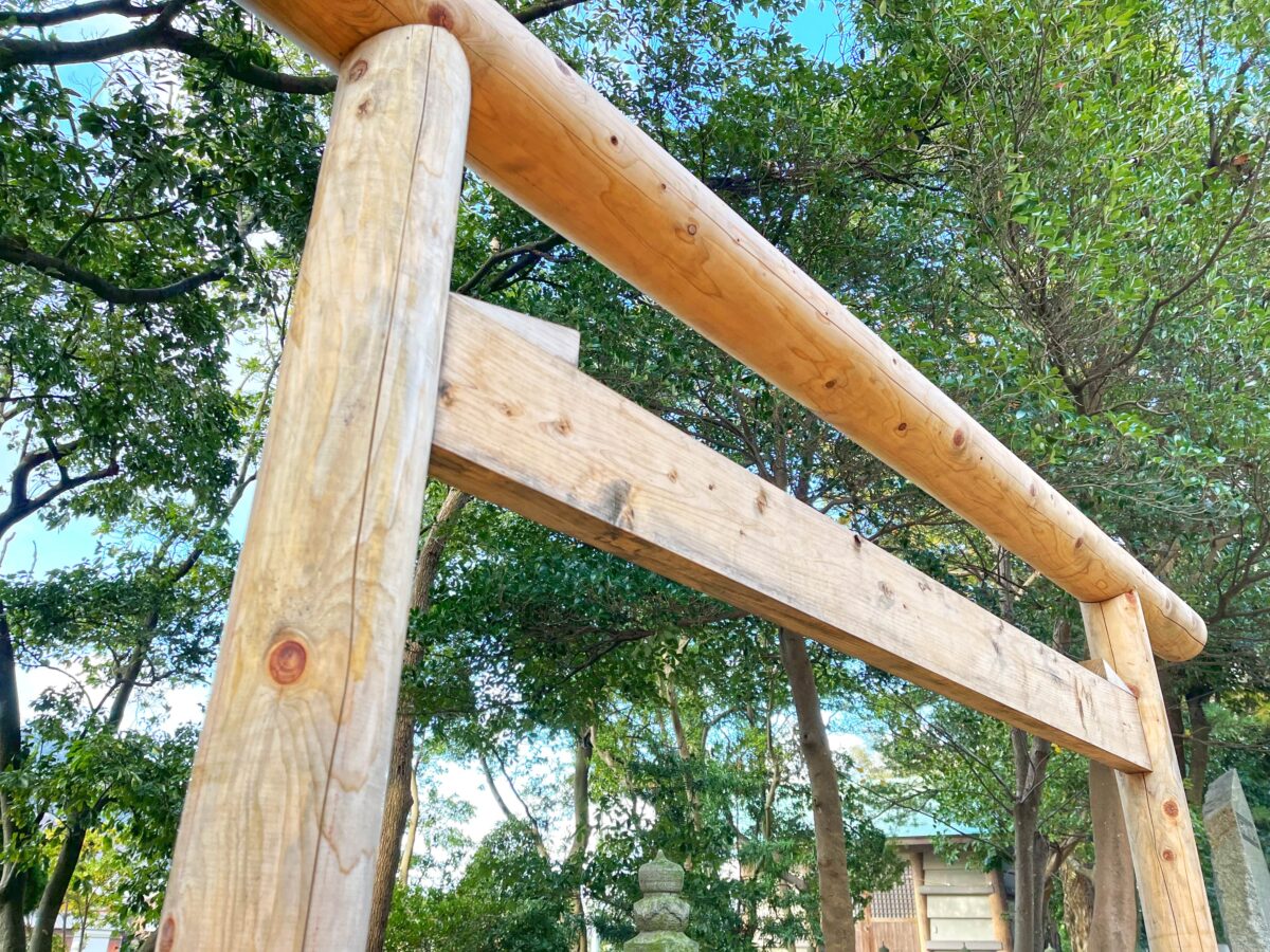 多度津町山階・春日神社 龍王宮鳥居