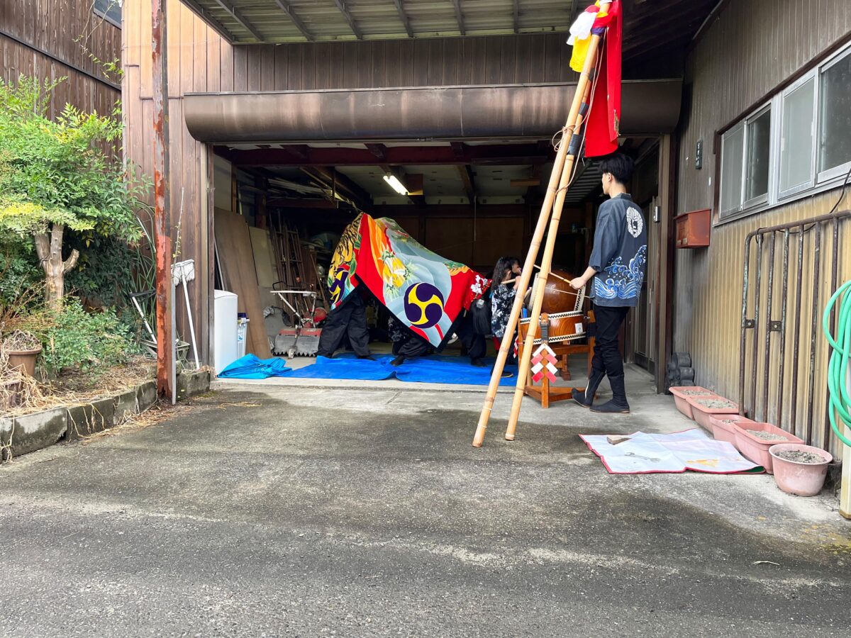 2023年 多度津町山階 秋季例大祭 当屋 上小原獅子組
