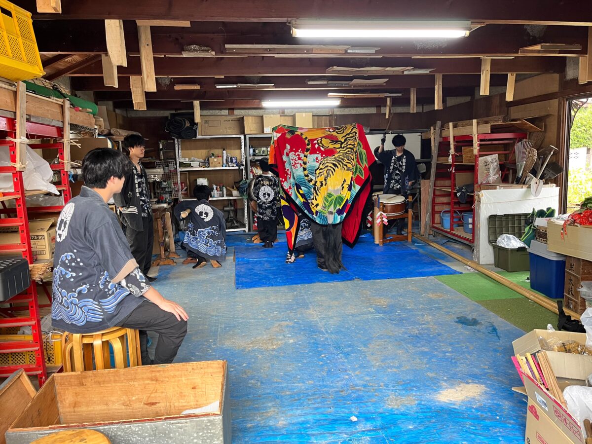 2023年 多度津町山階 秋季例大祭 当屋 上小原獅子組