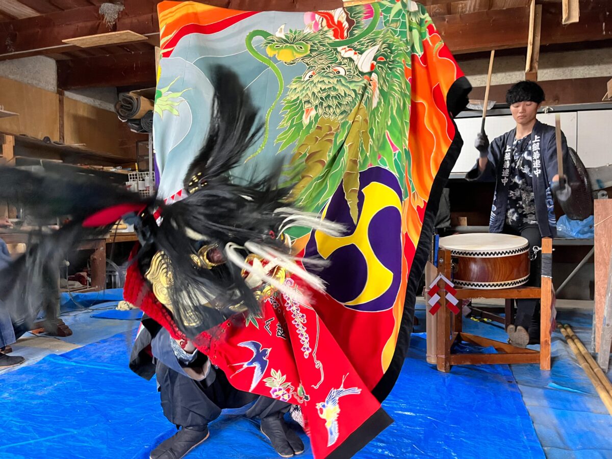 2023年 多度津町山階 秋季例大祭 当屋 上小原獅子組