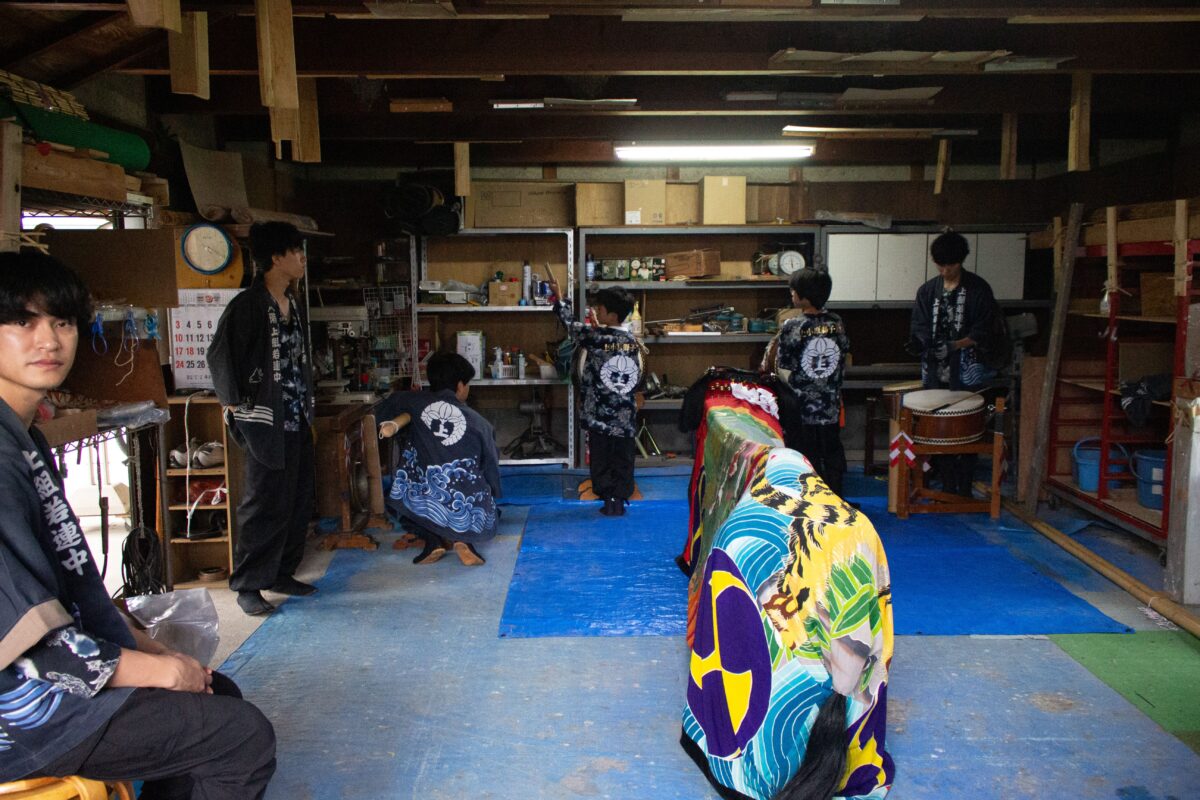 2023年 多度津町山階 秋季例大祭 当屋 上小原獅子組