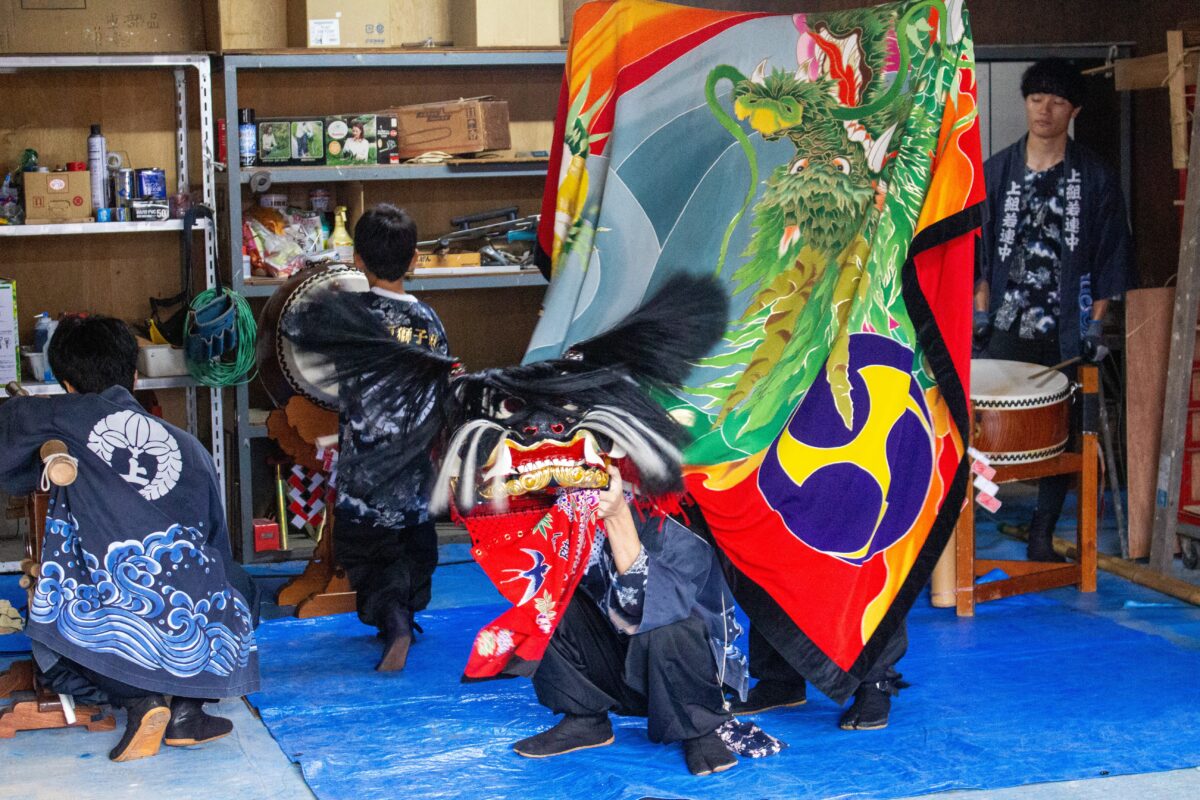 2023年 多度津町山階 秋季例大祭 当屋 上小原獅子組