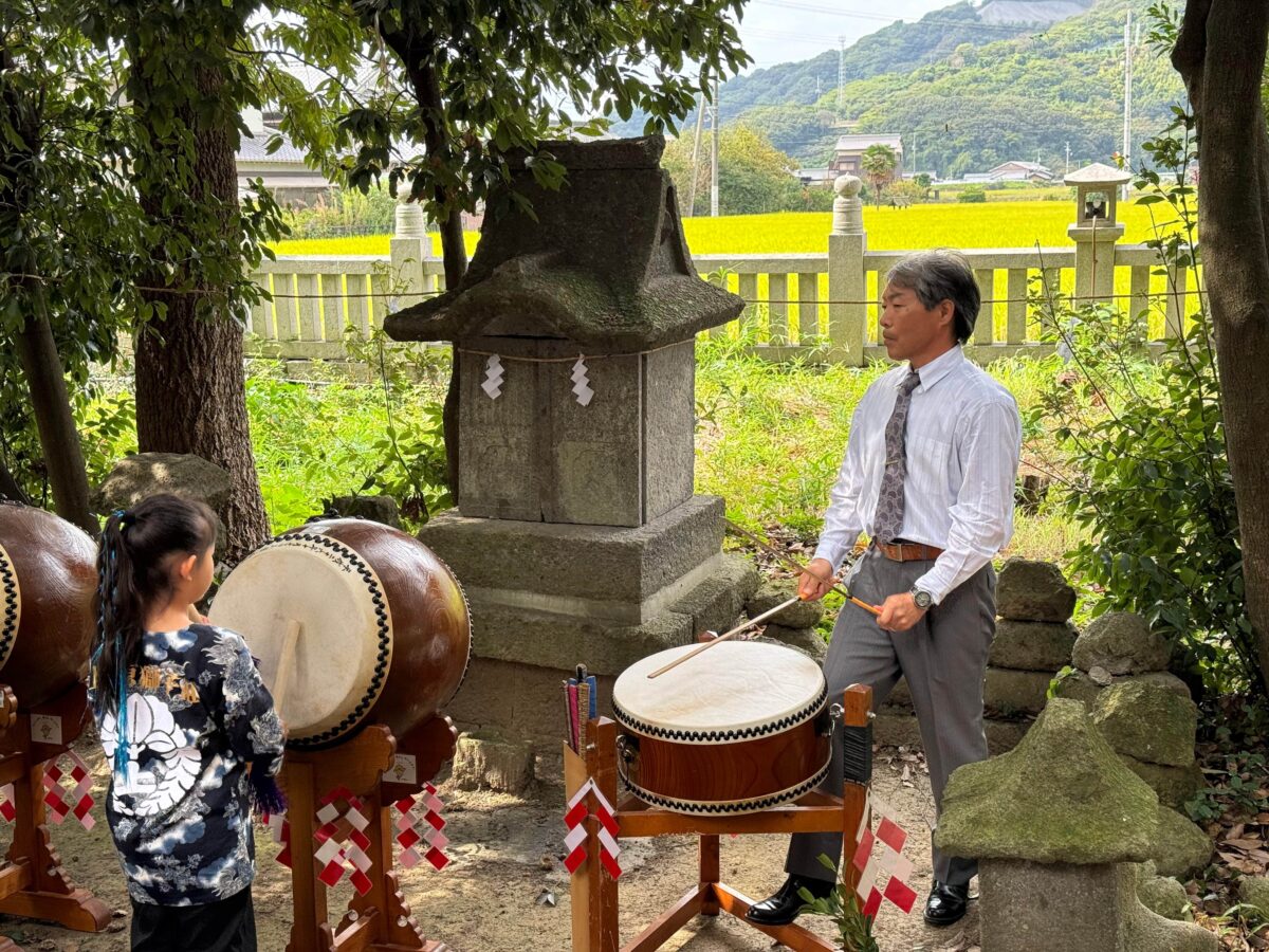 2023年 多度津町山階・春日神社 秋季例大祭 龍王宮 上小原獅子組