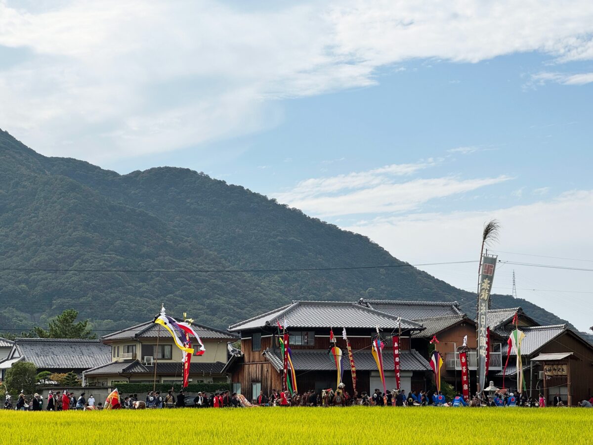 2023年 多度津町山階・春日神社 秋季例大祭 神輿休 上小原獅子組
