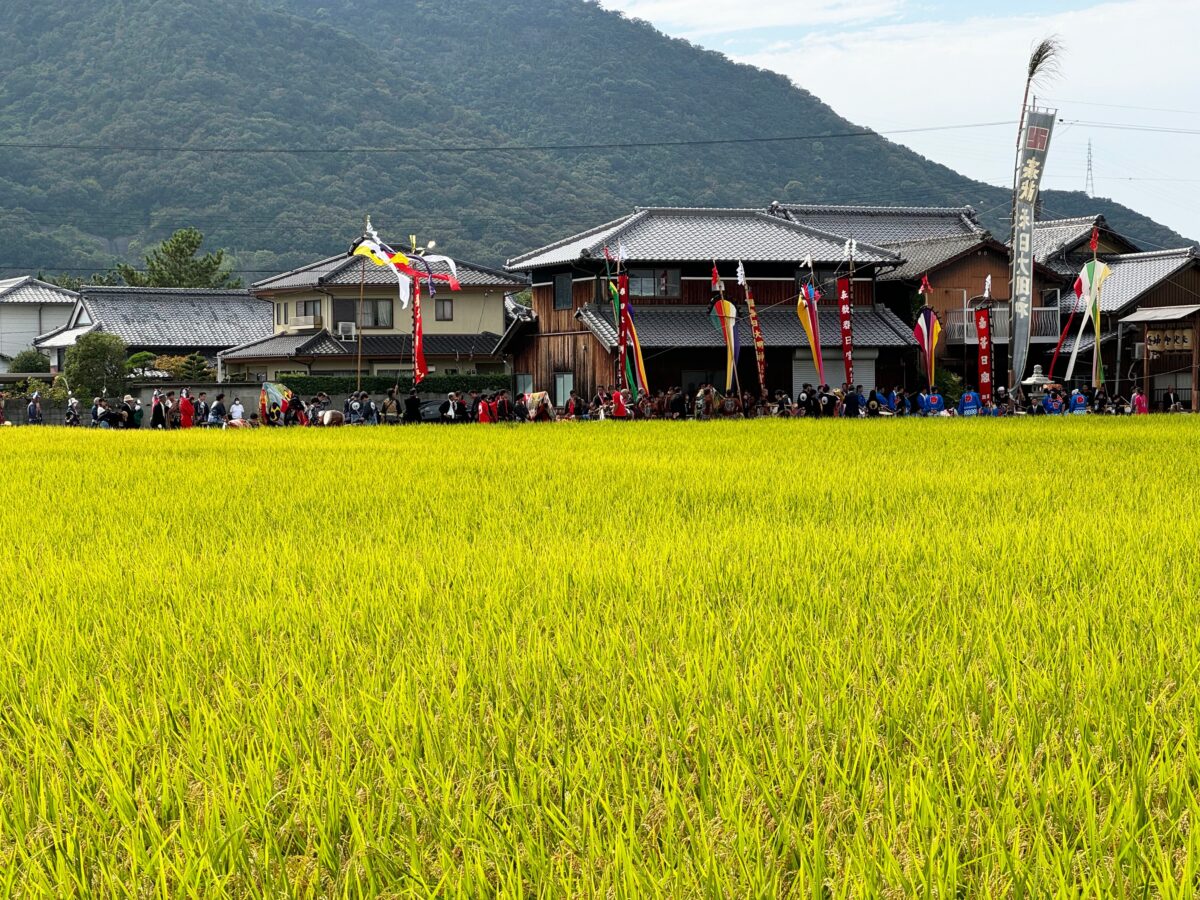 2023年 多度津町山階・春日神社 秋季例大祭 神輿休 上小原獅子組