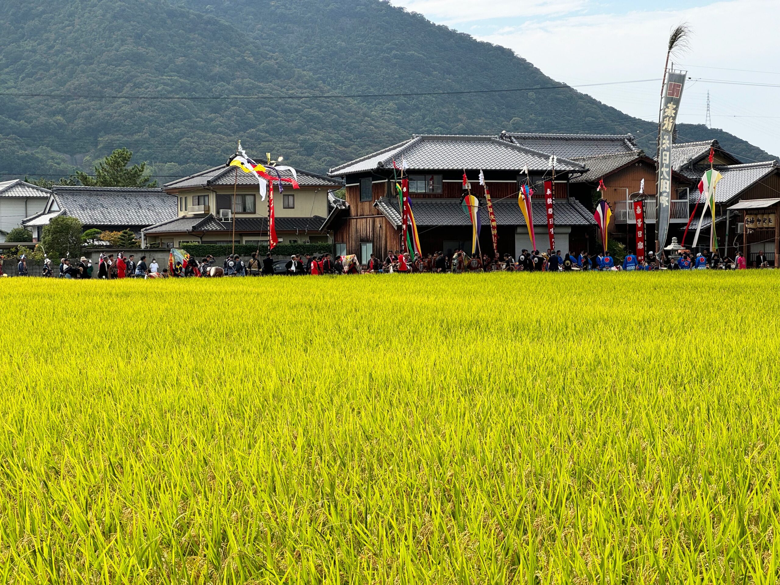2023年 多度津町山階・春日神社 秋季例大祭 神輿休 上小原獅子組