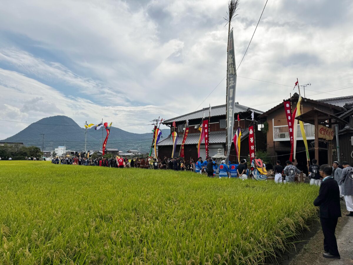 2023年 多度津町山階・春日神社 秋季例大祭 神輿休 上小原獅子組