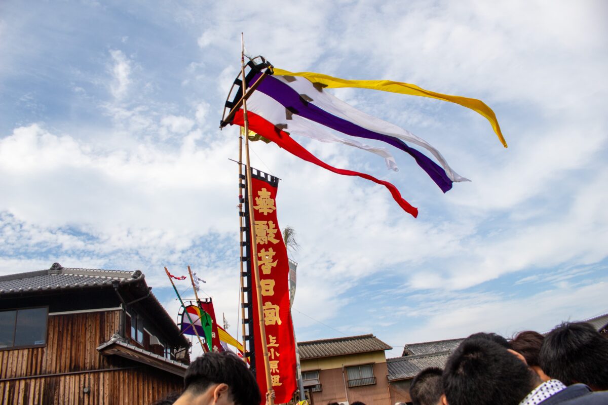 2023年 多度津町山階・春日神社 秋季例大祭 神輿休 上小原獅子組