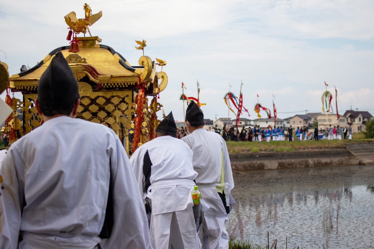 2023年 多度津町山階・藤波池 秋季例大祭 池まわり