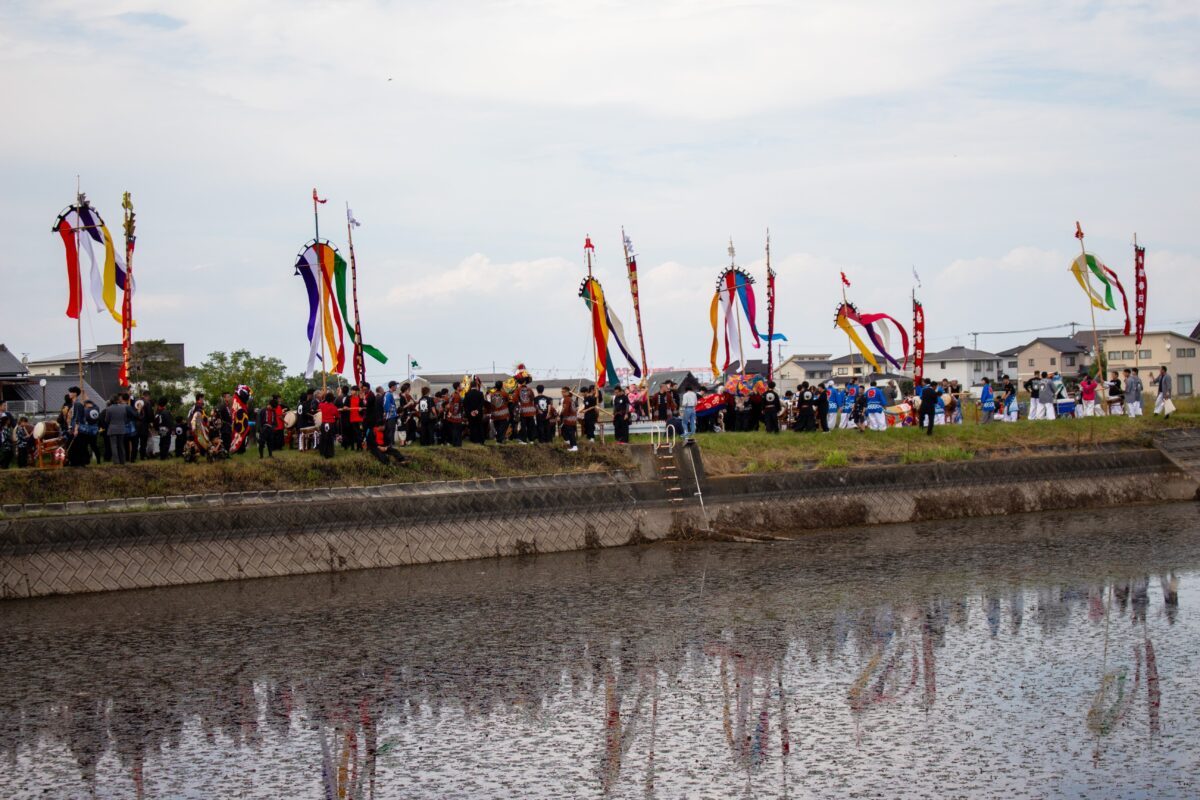 2023年 多度津町山階・藤波池 秋季例大祭 池まわり