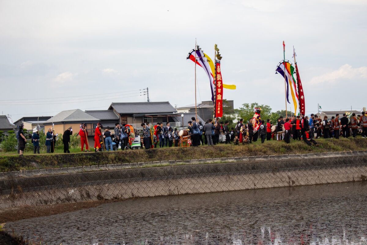 2023年 多度津町山階・藤波池 秋季例大祭 池まわり