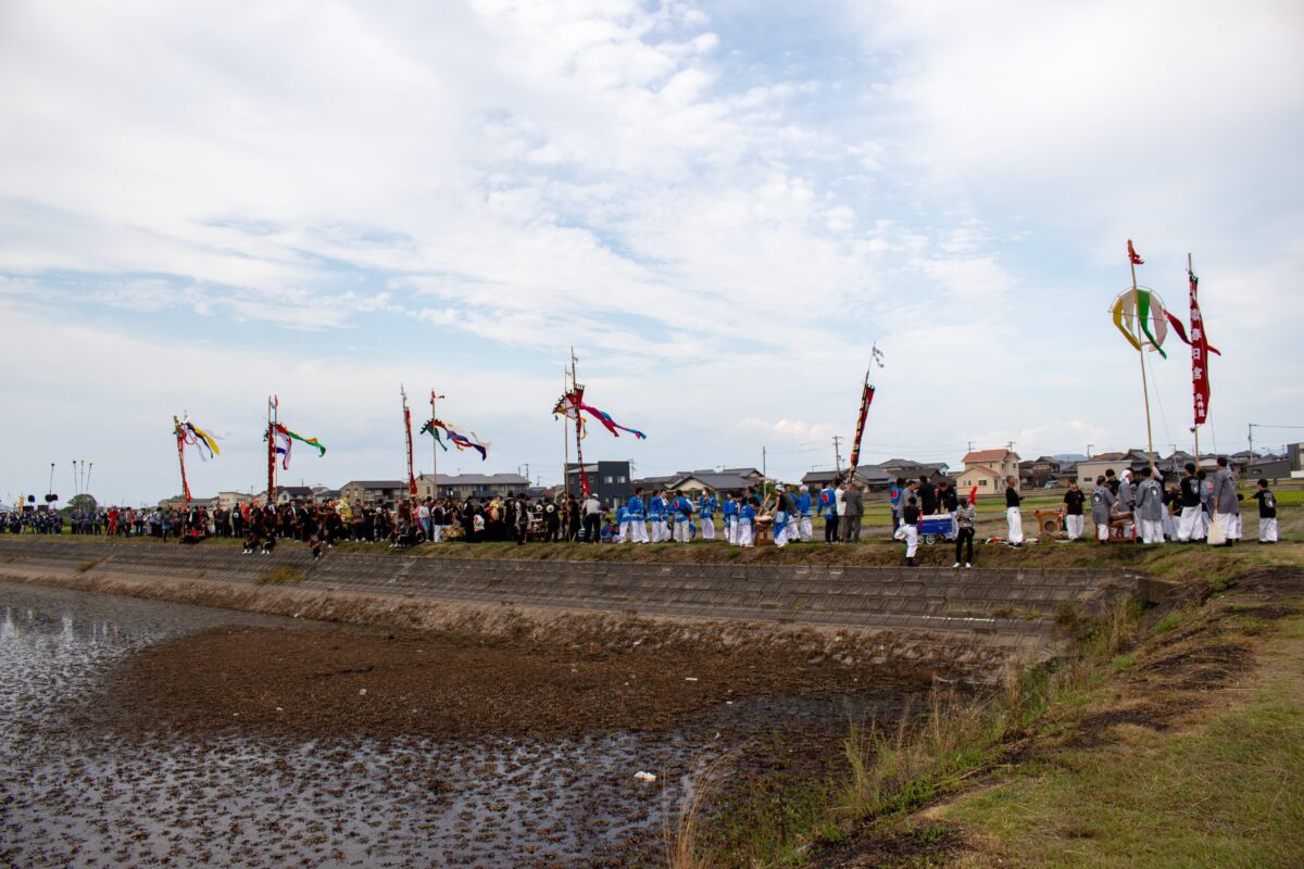2023年 多度津町山階・藤波池 秋季例大祭 池まわり