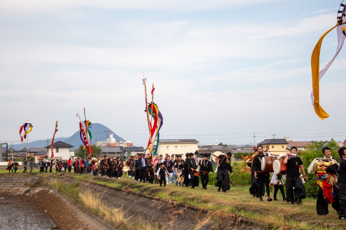 2023年 多度津町山階・藤波池 秋季例大祭 池まわり