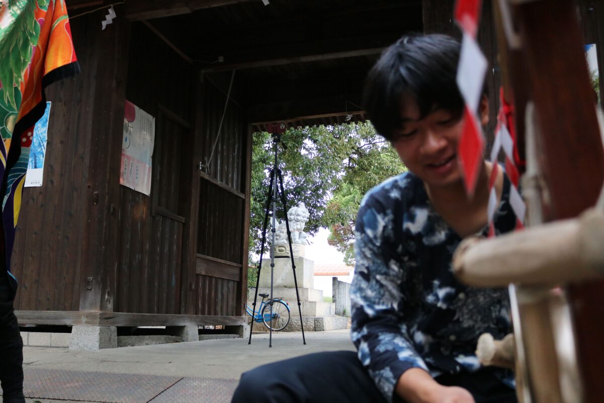 2023年 多度津町山階・春日神社 秋季例大祭 舞い込み 上小原獅子組