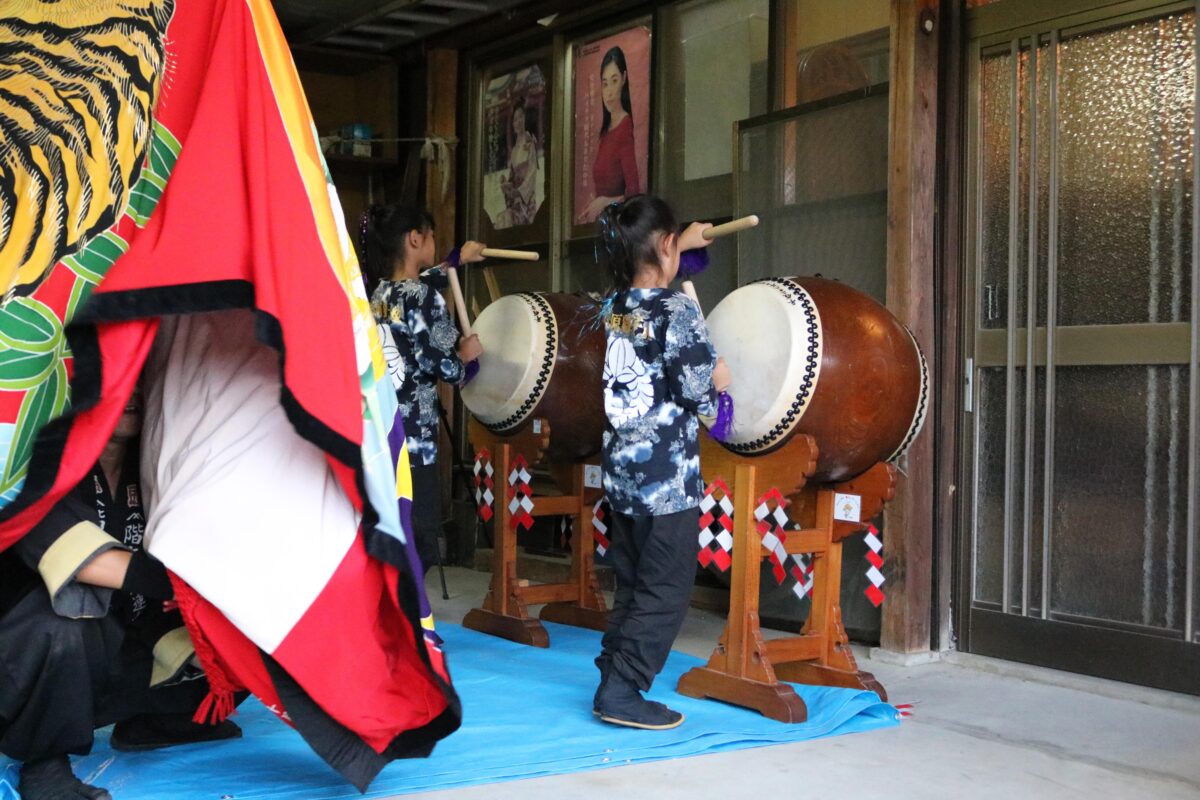 2023年 多度津町山階・春日神社 秋季例大祭 当屋 上小原獅子組