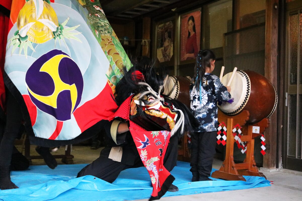 2023年 多度津町山階・春日神社 秋季例大祭 当屋 上小原獅子組