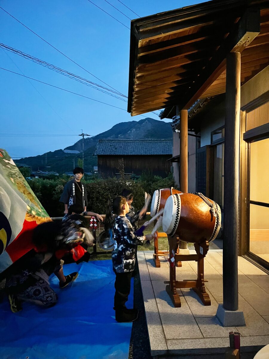 2023年 多度津町山階 秋祭り 村遣い 上小原獅子組