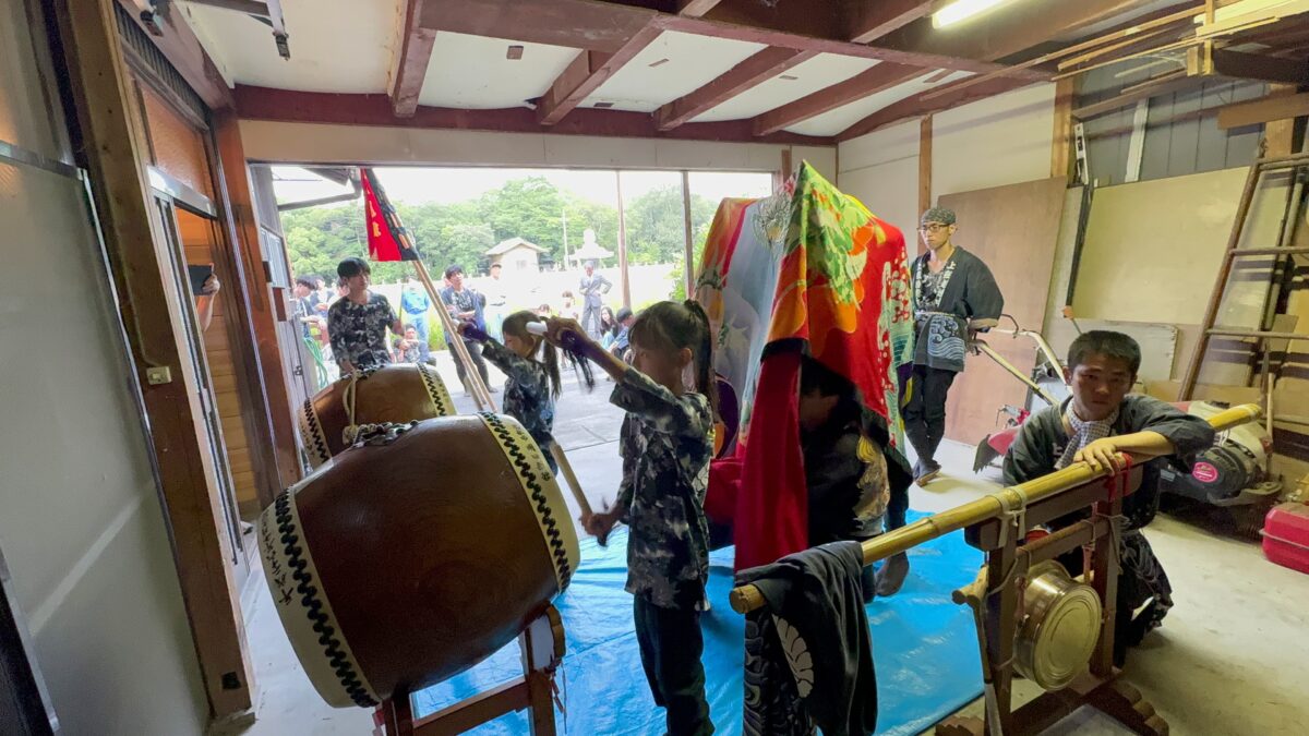 2023年 多度津町山階・春日神社 秋季例大祭 当屋 上小原獅子組