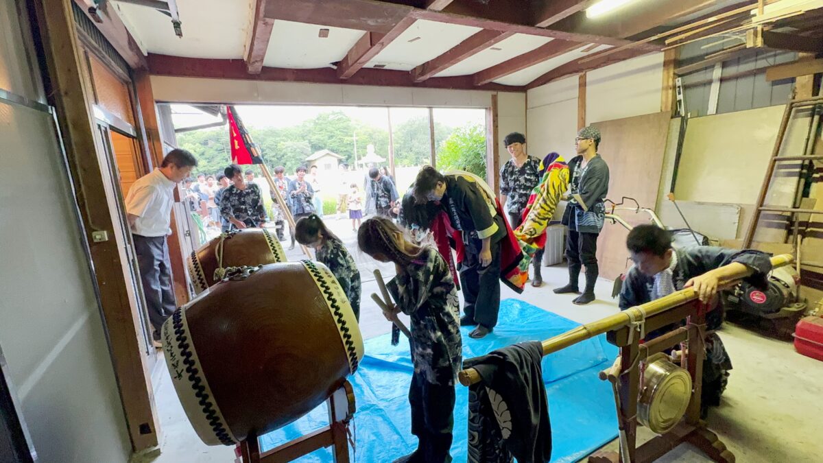 2023年 多度津町山階・春日神社 秋季例大祭 当屋 上小原獅子組