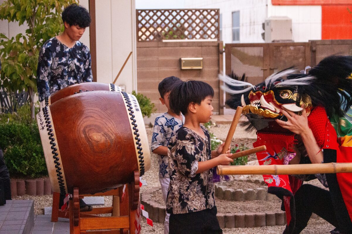2023年 多度津町山階 秋祭り 道具仕舞い 上小原獅子組