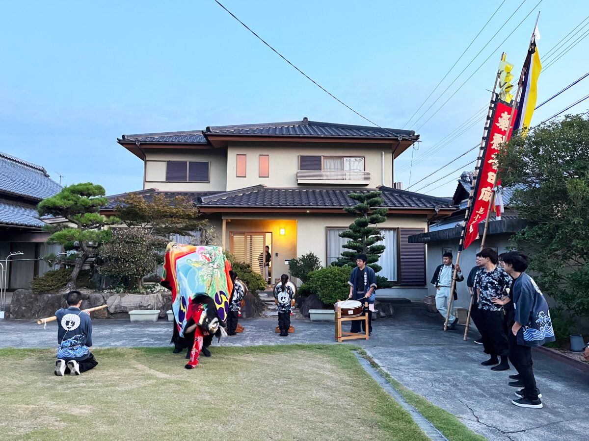 2023年 多度津町山階 秋祭り 村遣い 上小原獅子組