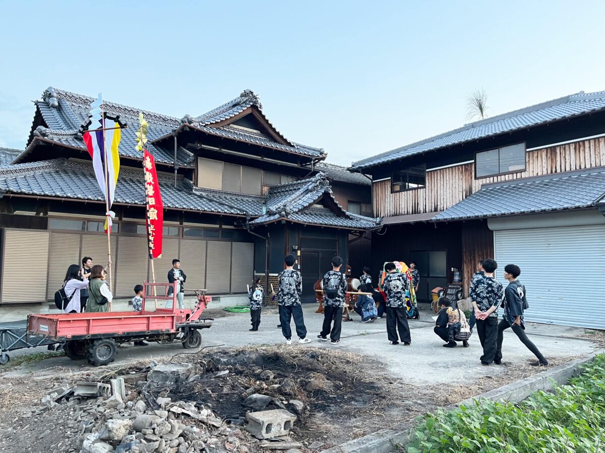 2023年 多度津町山階 秋祭り 村遣い 上小原獅子組
