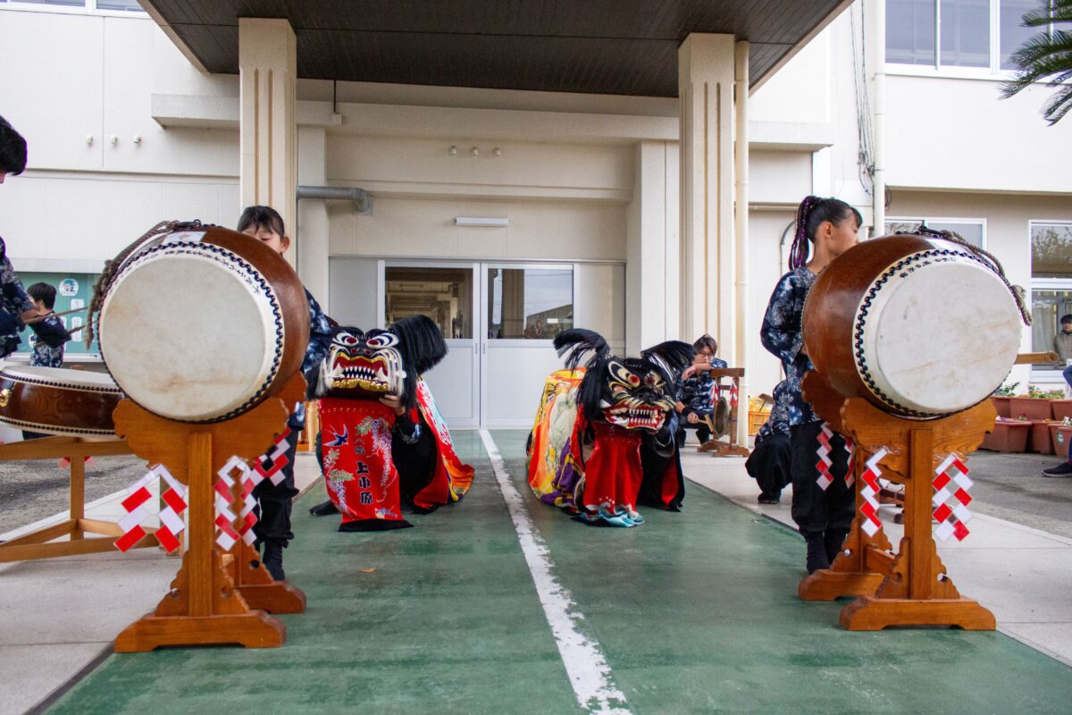 2023年 第39回四箇地区文化祭 演舞1回目 上小原獅子組