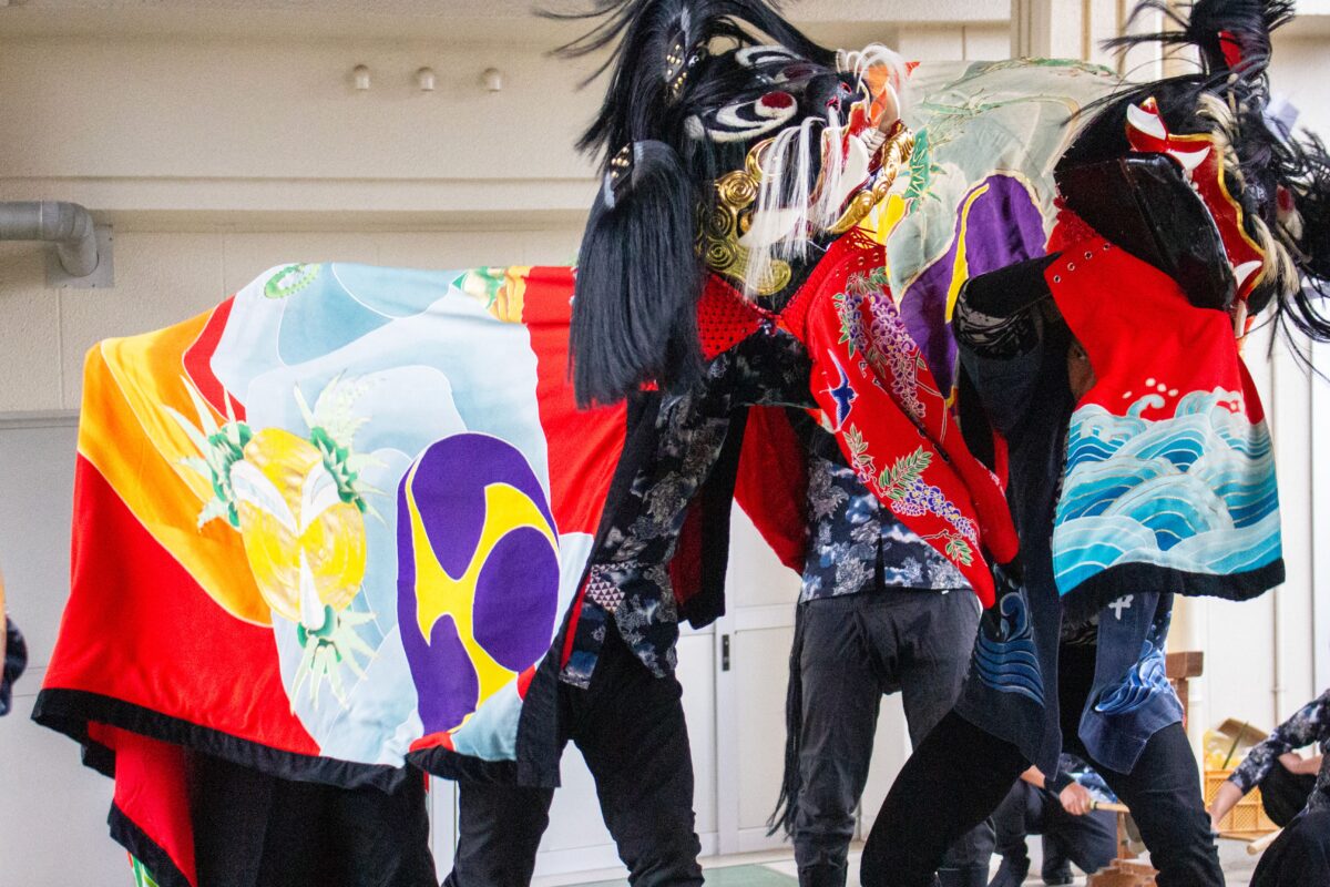 2023年 第39回四箇地区文化祭 演舞1回目 上小原獅子組