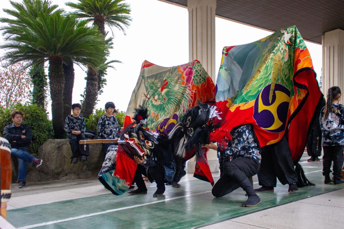 2023年 第39回四箇地区文化祭 演舞1回目 上小原獅子組